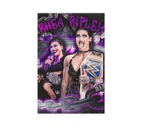 bnyesa Rhea Ripley Australian Professional Wrestler Poster Canvas Poster Wall Art Decor Print Picture Paintings for Living Room Bedroom Decoration 12x18inch(30x45cm)