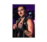 bnyesa Rhea Ripley Wrestler Poster Canvas Poster Wall Art Decor Print Picture Paintings for Living Room Bedroom Decoration 12x18inch(30x45cm)