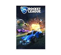 bnyesa Rocket Poster & League Vehicular Soccer Video Game Art Cover Canvas Poster Bedroom Decor Landscape Office Room Decor Gift 12x18 inch