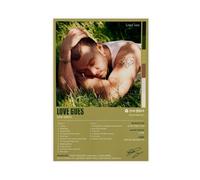 bnyesa Sam Poster & Smith Love Goes 2020 Album Cover Autograph Poster Canvas Poster Wall Art Decor Print Picture Paintings for Living Room Bedroom Decoration 08x12inch(20x30cm)