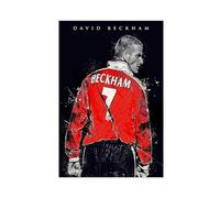 bnyesa Soccer Player Poster David Beckham Poster Canvas Poster Bedroom Decor Landscape Office Room Decor Gift 12x18inch(30x45cm)