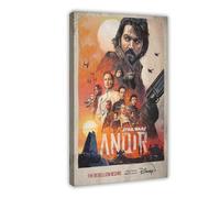 bnyesa Star Wars Andor Dormitory Bedroom Wall Art Deco Poster Canvas Poster Bedroom Decor Landscape Office Room Decor Gift 08x12inch(20x30cm)