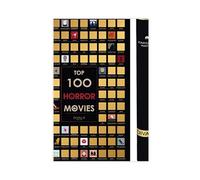 bnyesa Top 100 Horror Movies Scratch Off Poster Canvas Poster Bedroom Decor Landscape Office Room Decor Gift 16x24inch(40x60cm)