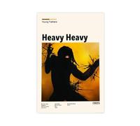 bnyesa Young Poster & Fathers - Heavy Heavy Live 2023 Album Poster Canvas Poster Wall Art Decor Print Picture Paintings for Living Room Bedroom Decoration 12x18inch(30x45cm)