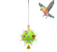 BnyHjir Bird Chew Toys | Planet Design Parakeet Chewing Toy | Relief Boredom Forager Ball Training Cage Accessories for Home & Cockatiels