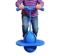 BnyHjir Bounce Ball With Handle And Pump, 90cm ABS Balance Jumping Ball With Handle, Anti-Slip Bounce Board, Funny Balance Board Jumping Bouncing Balls Toy Indoor Outdoor Play