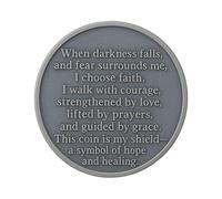 BnyHjir Commemorative Coin,Good Luck Coin - Commemorative Detailed Medallion Collection for Adults Men Spiritual Support Enthusiasts Home Fans Women