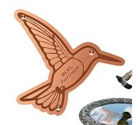 BnyHjir Copper for Bird Bath,Portable Cleaning Safe Bowl Dish - Copper Discs Birdbaths | for Garden Outdoor Outside Yard Backyard Home House Patio Balcony Ground