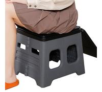 BnyHjir Folding Toilet, Truck Toilet, Folding Travel Seat, Foldable Camping Seat, Car, Foldable Car, Light Weight Camp for Adults Kids Emergencies Use