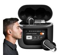 BnyHjir LED Display Wireless Earbuds - Intelligent Headphones with Touch Control Case | LED Display Rechargeable Electronics for Cycling, Running, Walking