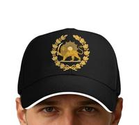 BnyHjir Makes Iran Great Hat, 55-59cm Iran Baseball Cap, Persian Flag Iranian Hat, Curved Brim Design Headwear, Adjustable Iranian Flag Baseball Cap for Men Women