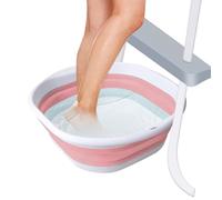 BnyHjir Swimming Pool Foot Basin, 36.5x33.5cm Foot Basin Pool, Bath, Foldable Soak Tub Wash, Soaking Bath Portable Bath