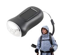 BnyHjir Wind Up Flashlight,LED Hand Cranked Flashlight | Bright Waterproof LED Torch Lamp with Strap Tent Lighting Survival Tool for Fishing Hiking Electricity Outage