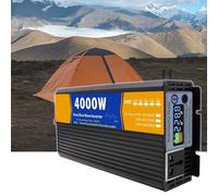 BNZCZY 3000W/4000W/5000W High-Tech Pure Sine Wave Power Converter, Intelligent LCD Display, Suitable For Travel Camping Tents Boat Trips(Size:12V~110V,Color:4000W)