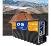 BNZCZY 3000W/4000W/5000W High-Tech Pure Sine Wave Power Converter, Intelligent LCD Display, Suitable For Travel Camping Tents Boat Trips(Size:48V~110V,Color:5000W)