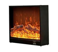 BNZCZY Decorative Atomized Flame Electric Fireplace With Humidifier, Remote Control, Embeddable For TV Cabinet/Bookshelf(Size:70cm/27.55in,Color:decorative version)