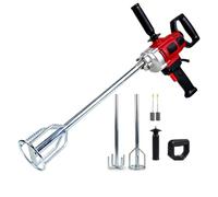 BNZCZY Variable Speed Handheld Mixer Drill With D-Style Side Handle, Dual-Sided Multi-Hole Ventilation, For Paint, Resin, Cement & Mortar Mixing(Size:C)