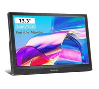 Bnztruk Portable Monitor 13.3 Inch Portable Monitor HDMI Small External HD 1366 x 768 Screen with HDMI for Laptop PS4 Xbox Computer Raspberry Pi, 60 Hz, PC 16:9, Plug & Play, Slim & Lightweight