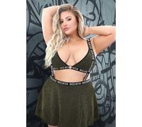 Bo$$ Bitch Suspender Skirt (Skirt Only) - Queen Size