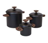 BO-Camp BC IND Batería cocina Hading Comp.3 for Campers and Outdoors for Outdoor Comfort and Practice
