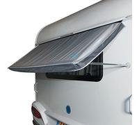 Bo-Camp - Caravan window awning - 180x75cm - Grey