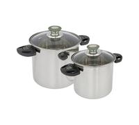 Bo-Camp - Cookware set - Elegance Compact 2 - Stainless steel