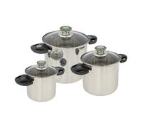Bo-Camp - Cookware set - Elegance Compact 3 - Stainless steel