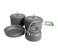 Bo-Camp Cookware Set Explorer 4 Pieces with Tea Kettle Aluminium