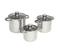 Bo-Camp Cookware Set Royal Plus 3 Pieces RVS