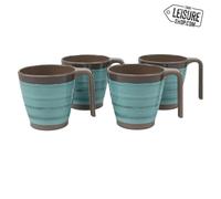 Bo-Camp - Halo Mug | Melamine | 4 Pcs