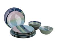 Bo-Camp - Halo Tableware | Green & Blue | 12 Pcs | BO-6181585