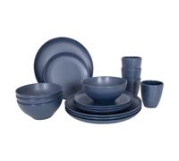 Bo-Camp Industrial Collection Tableware Orville 16 Pieces Blue