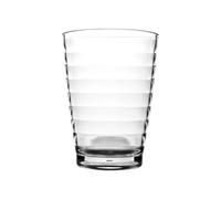 Bo-Camp Lemonade Glass Polycarbonate Ribbed 350 ml 4 Pieces