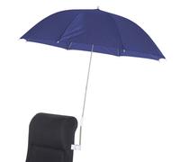 Bo Camp Parasol Chair Umbrella: Blue Colour: Blue