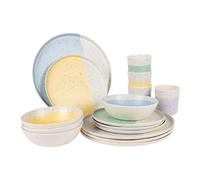 Bo-Camp Pastel Collection Tableware Annecy 16 Pieces InUK