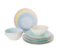 Bo-Camp Pastel Collection Tableware Barfleur 12 Pieces