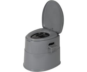 Bo-Camp - Portable toilet divisible - Seat hight 45 cm - 7 Liter - Grey
