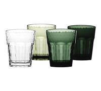 Bo-Camp Set of 4 Mix&Match Camping Travel Water Wine Glasses 200ml Green