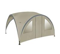 Bo-Camp Side Wall for Party Shelter with Door and Window Side Panel M Beige