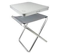 Bo-Camp - Stool + top - Foldable - Grey