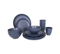 Bo-Camp Industrial Collection Tableware Orville 16 Pieces Black