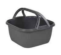 Bo-Camp Washing Bowl Square Polyethylene 13L Grey