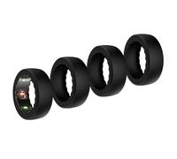 BO&DQQ 4 Pack Ring Cover Compatible with Oura Ring Gen 4/4 Ceramic,Gen 3 Horizon/Heritage, Anti-Scratch Elastic Silicone Protector Case for Smartring Men Women Working Out Gym