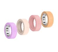 BO&DQQ 4 Pack Ultra-Thin Heavy Duty Ring Cover Compatible with Oura Ring Gen 4/4 Ceramic,Gen 3 Horizon/Heritage, Anti-Scratch Elastic Silicone Smart Ring Protector Case for Men Women Working Out Gym