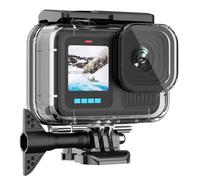 BO&DQQ Protective Waterproof Case Compatible for Go Pro Hero 13 12 11 10 9 Black, 60M/196FT Underwater Diving Housing Shell Accessories Kit
