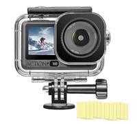 BO&DQQ Underwater Waterproof Case Compatible with DJI Osmo Action 6 Camera, 196FT/60M Dive Diving Housing Cover Shell with Anti-Fog Inserts Accessories