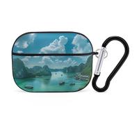 Bo Hon Lsland -Vietnam Earphone Case PC Bluetooth Earbud Cove Headphone Cases Compatible with Airpods Pro Black-style