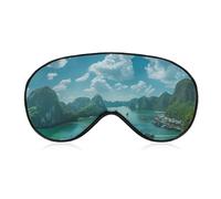 Bo Hon Lsland -Vietnam Sleep Mask Soft Blackout Eye Mask Eye Shade Cover with Adjustable Strap for Men Women