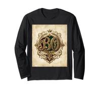 BO - Initials B O Name Surname Onomastics Onomatology Long Sleeve T-Shirt