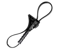 BOA BO13010 Constrictor Aluminum Strap Wrench with 12" Body and 39" Strap, Silver/Black